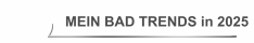 MEIN BAD TRENDS in 2025